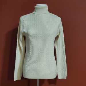 Cable knit sweater